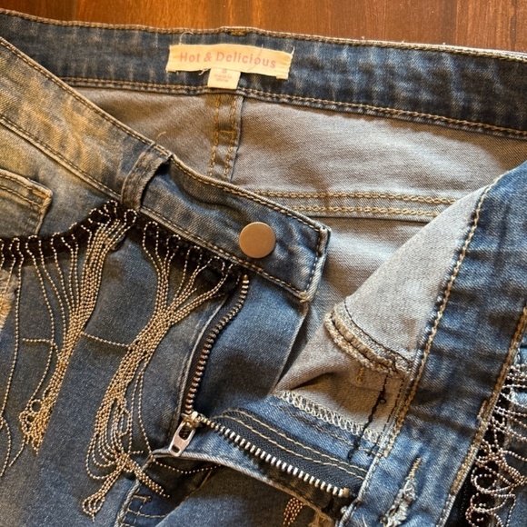 HOT & DELICIOUS Bling pants/jeans size Small - Picture 6 of 10